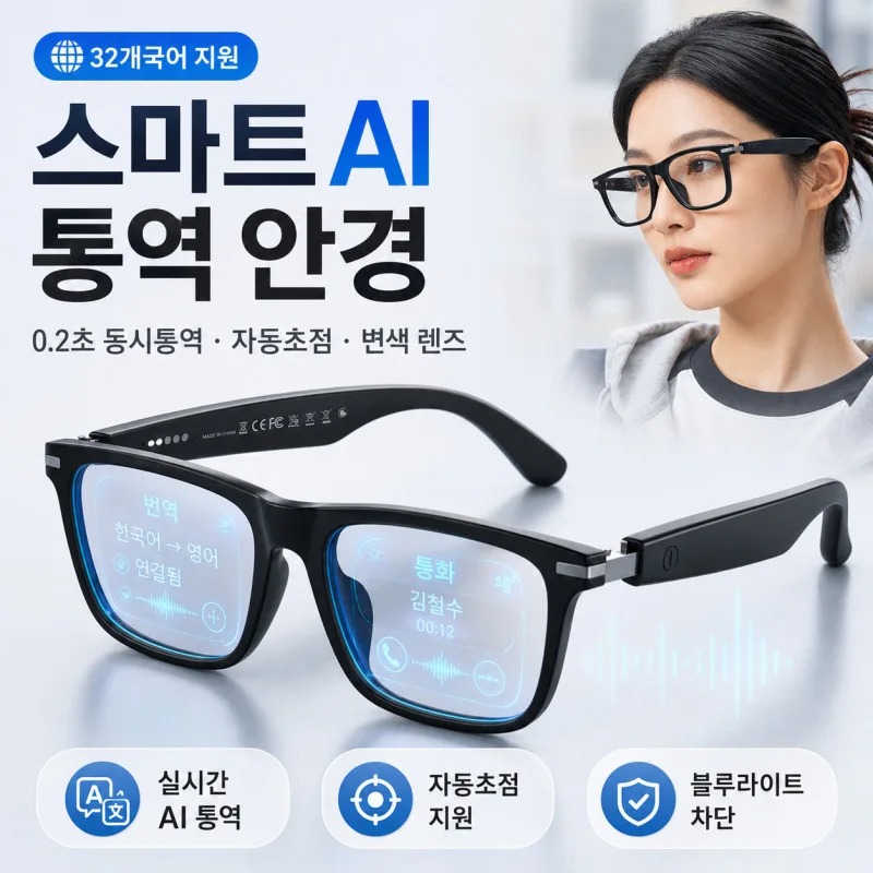 Smart Glasses Lens - [Ai Top 1] 0.2S Simultaneous Interpretation
