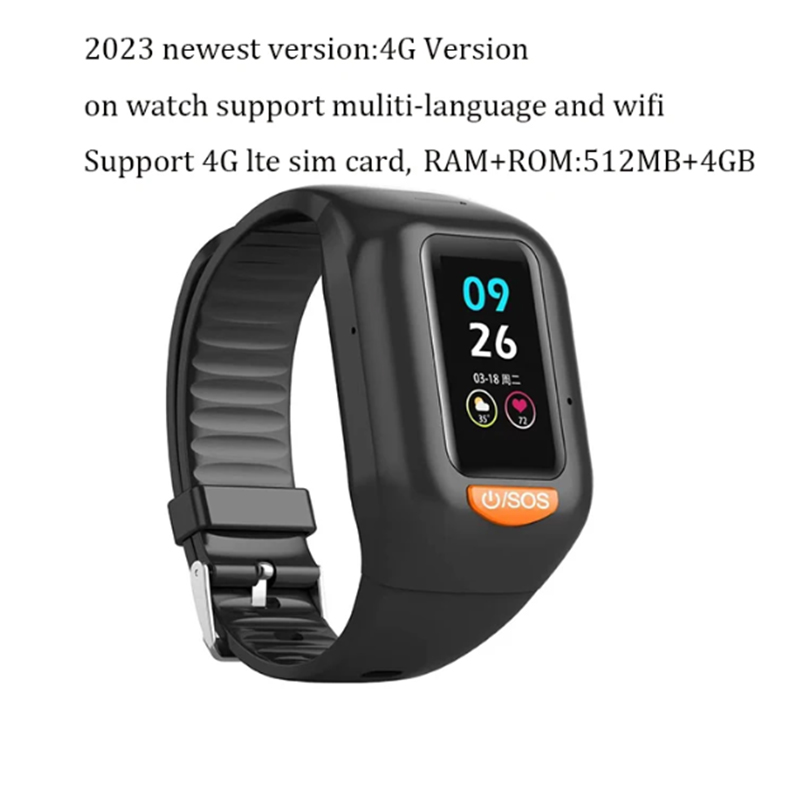 Fall Detection Watch - Newest Elderly 4G Smart Watch Men