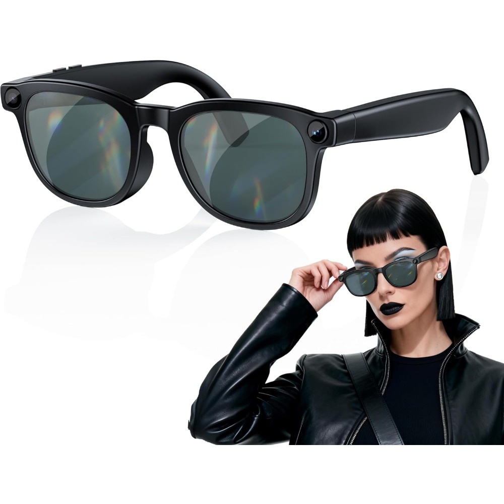 Smart Glasses: 4K Video, Open- - Smart Glasses Lens recension och pris