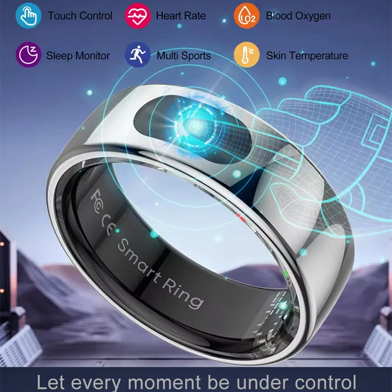 Smart Ring with Charging Case  - Temperature Ring Skin recension och pris