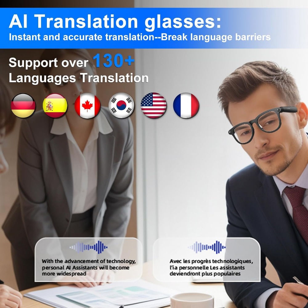 Smart Glasses with HD Camera,  - Smart Glasses Lens recension och pris