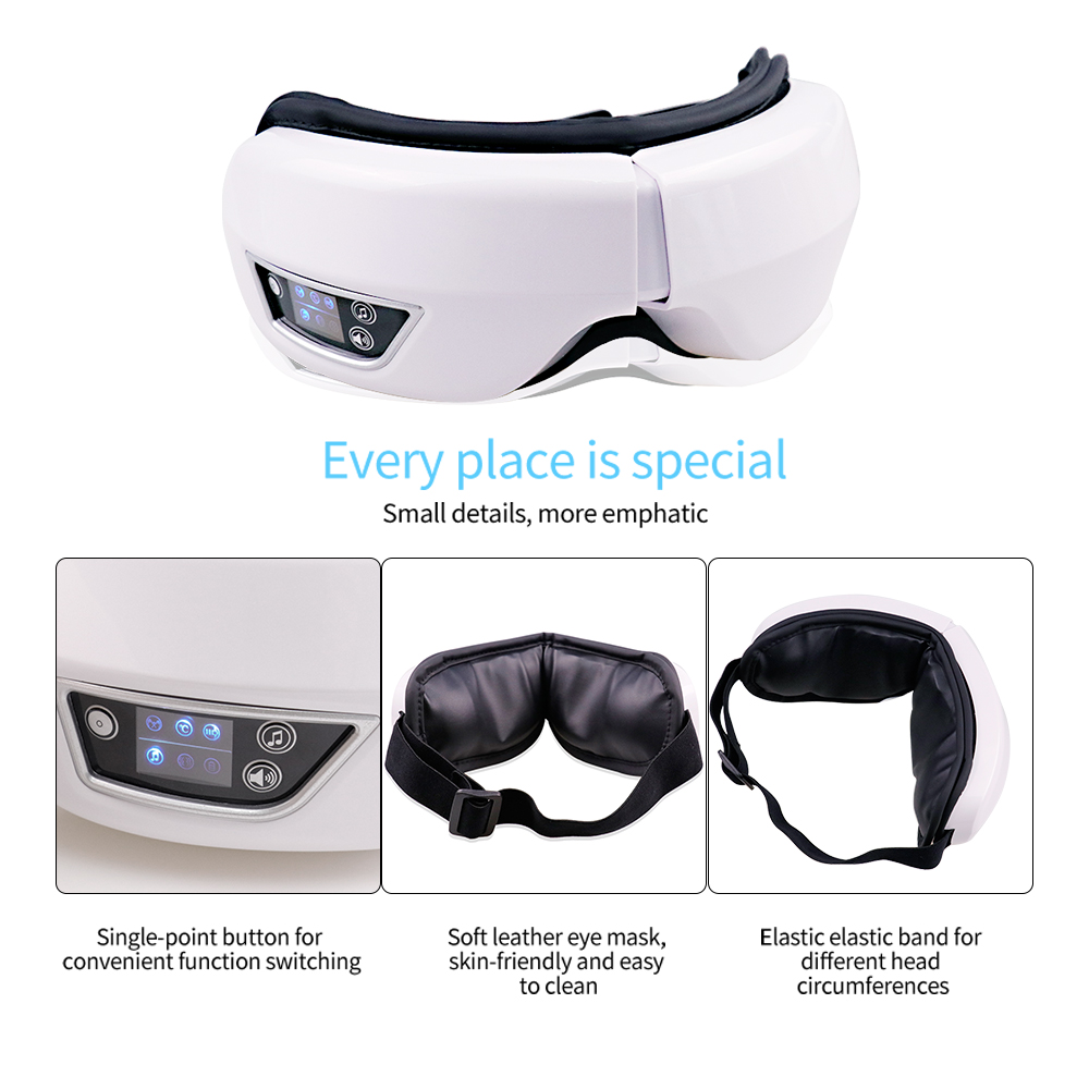Electric Eye Massager Bluetoot - Light Therapy Glasses recension och pris
