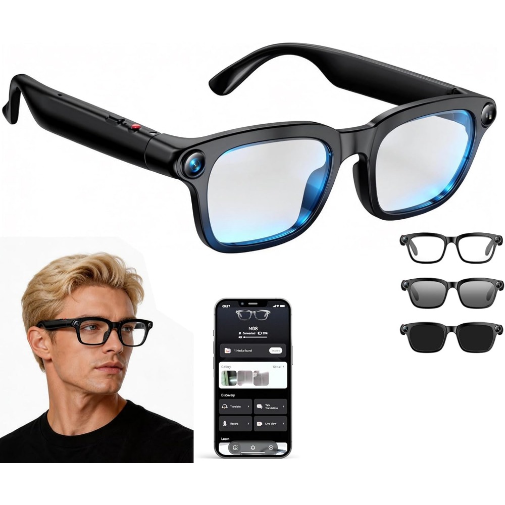 Smart Glasses: 4K Video, Dual  - Smart Glasses Lens recension och pris
