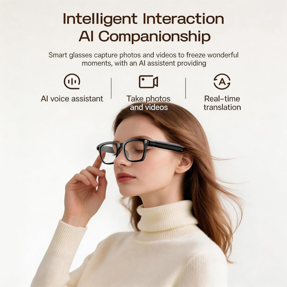 Smart Glasses: 4K Video, Dual  - Smart Glasses Lens recension och pris