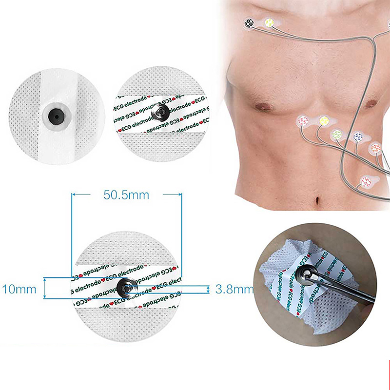 50PCS/Bag Electrode Patch  Dis - Ecg Patch Monitor recension och pris