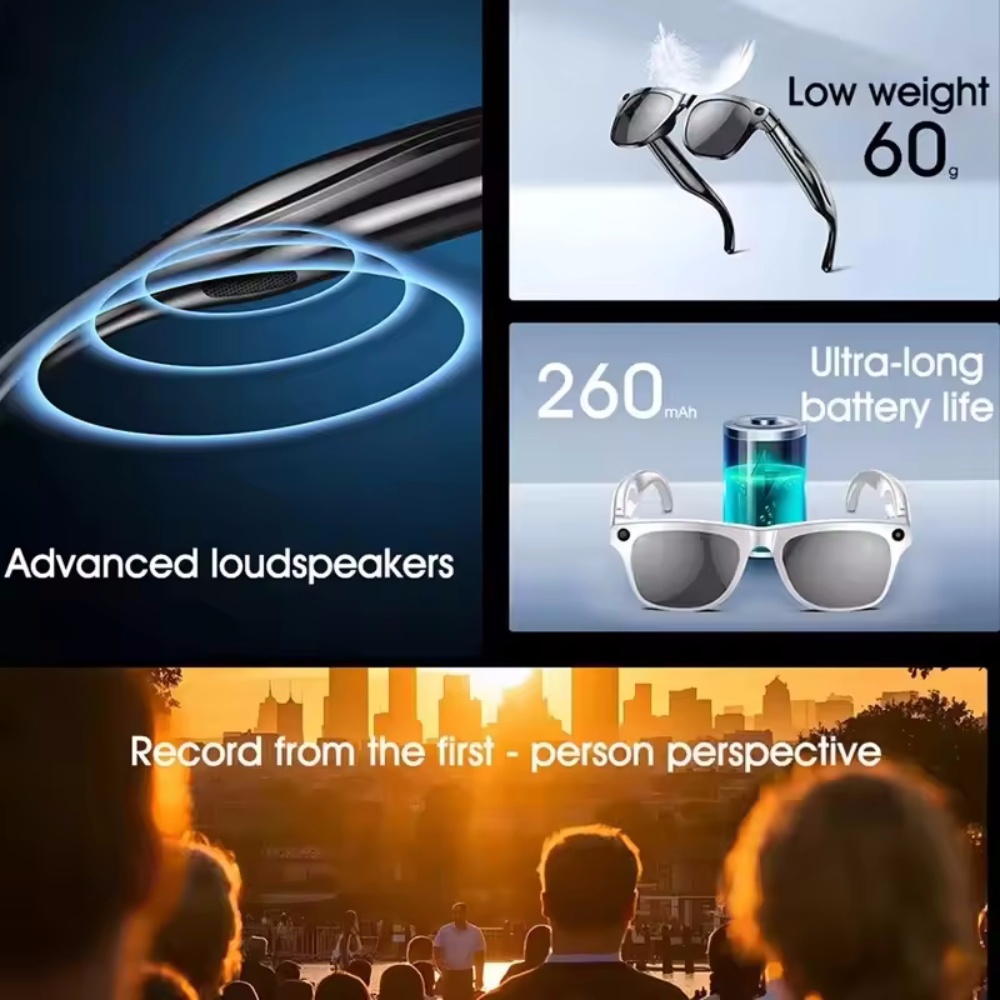 Smart Glasses AI Camera HD Wea - Smart Glasses Lens recension och pris