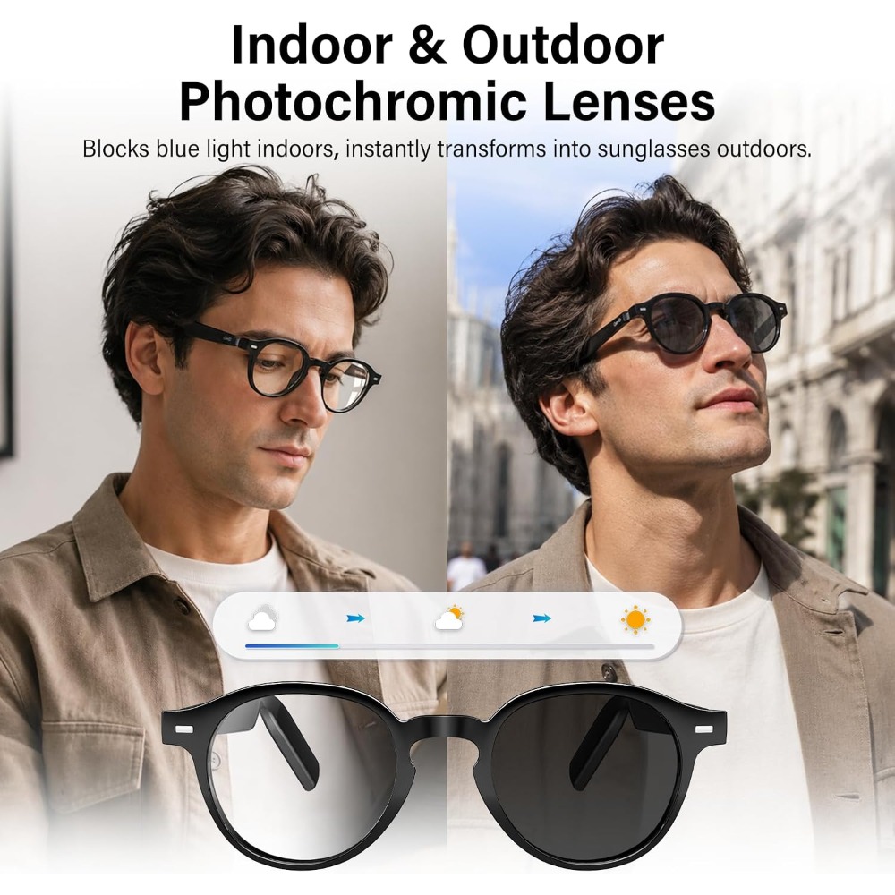 AI Smart Glasses with 145 Lang - Smart Glasses Lens recension och pris
