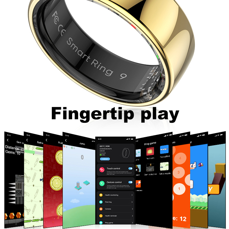 Smart Ring Men Women with Char - Temperature Ring Skin recension och pris