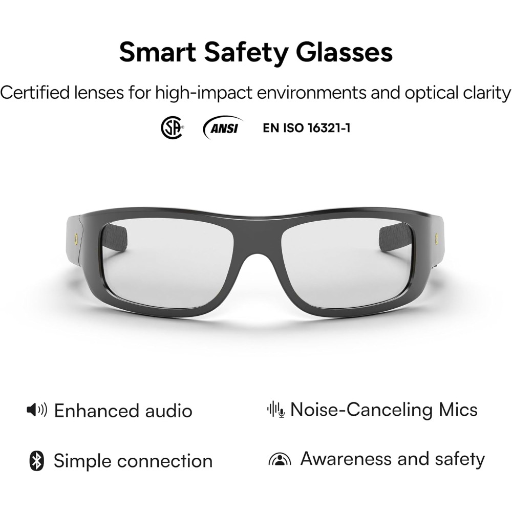 Smart Safety Glasses with Ligh - Smart Glasses Lens recension och pris