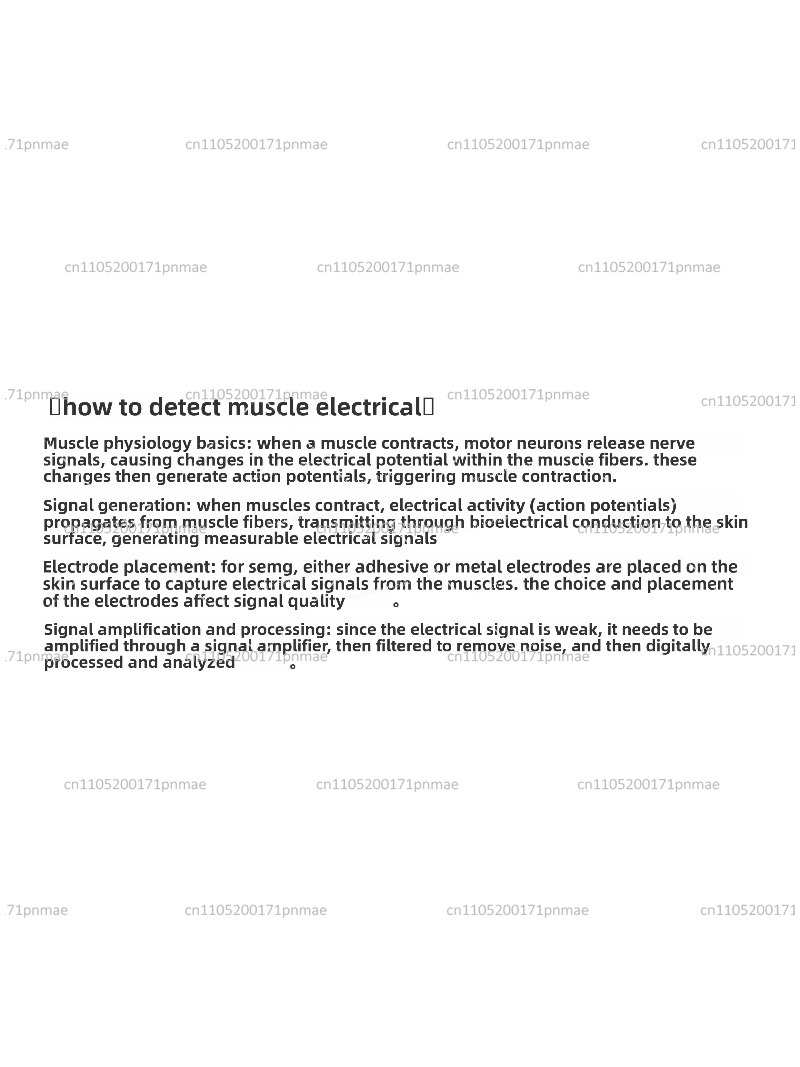 Dry Electrode SEMG Sensor EMG  - Muscle Sensor Emg recension och pris