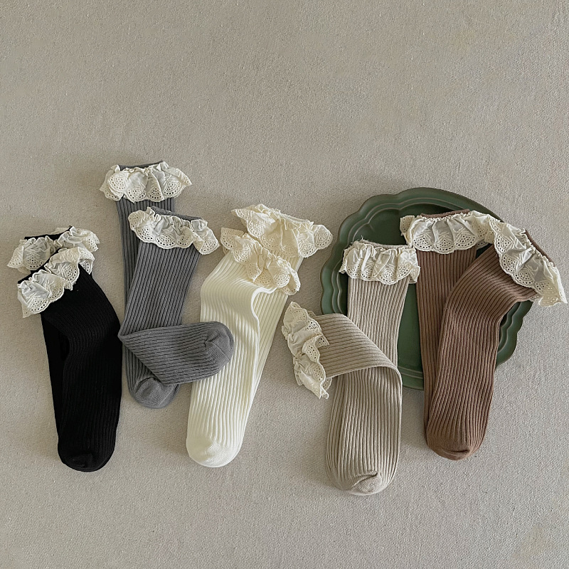 Ruffle Baby Girls Knee High So - Baby Sock Oximeter recension och pris