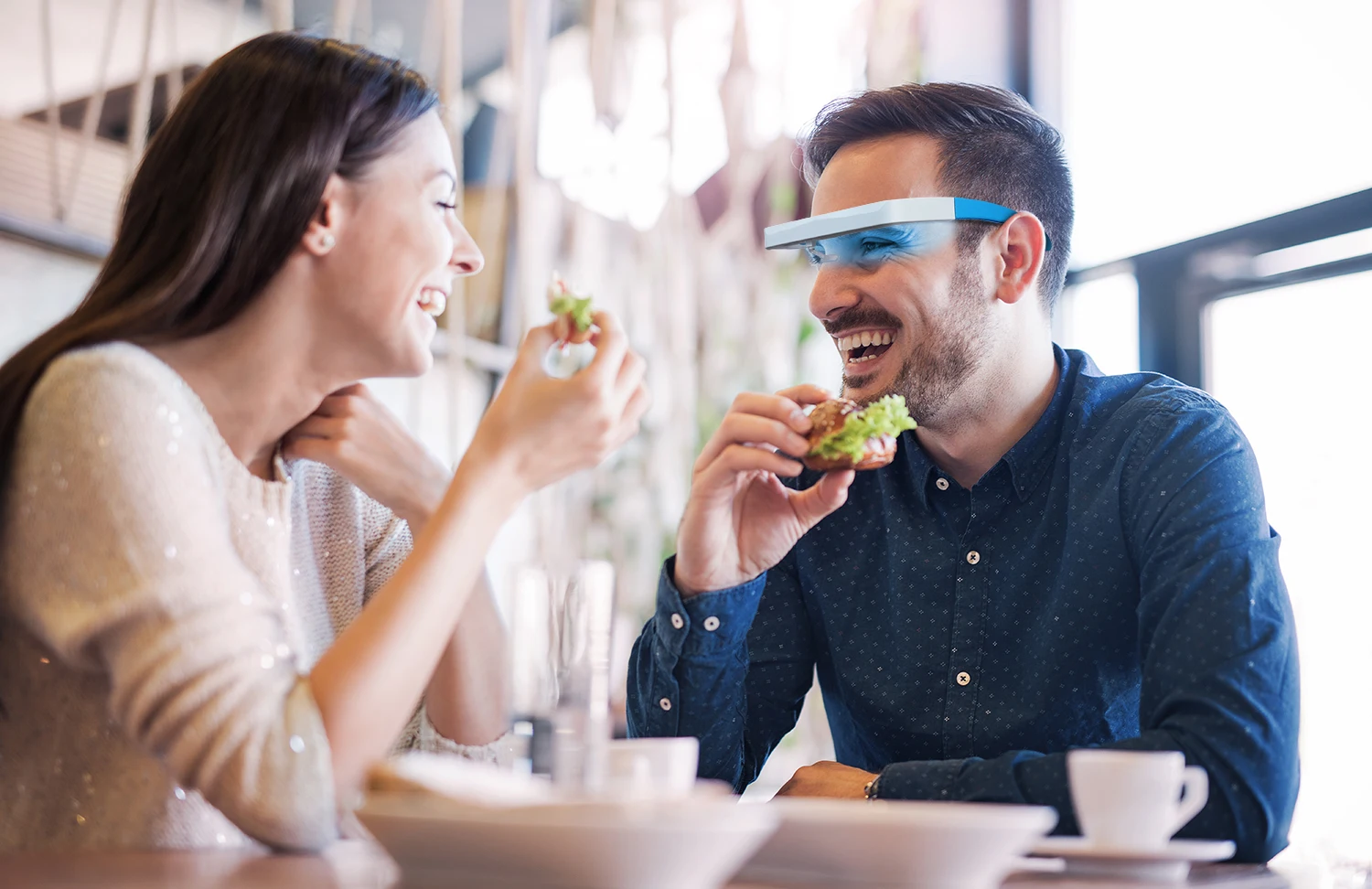 SAD Light Therapy Glasses Red  - Light Therapy Glasses recension och pris