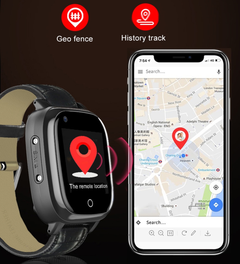 Elderly Smart Watch For Old Pe - Fall Detection Watch recension och pris