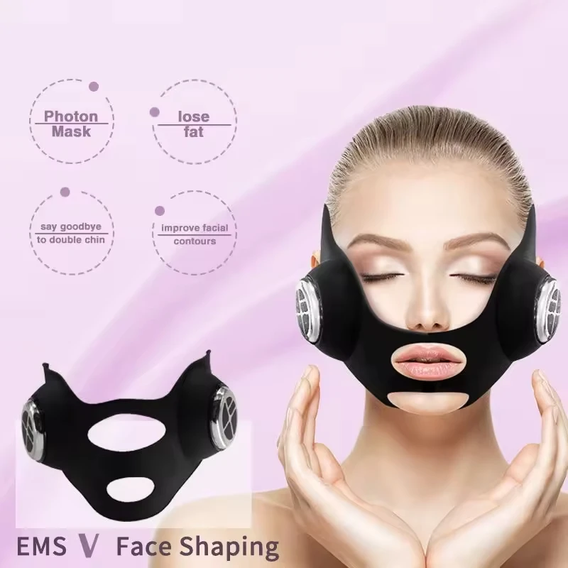 V Face Lifting EMS Facial Mask - Galvanic Skin Sensor recension och pris