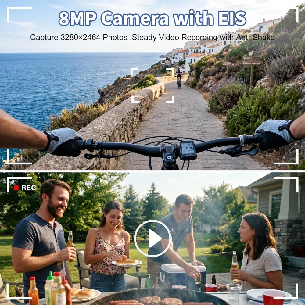 Smart Glasses with 8MP Camera, - Smart Glasses Lens recension och pris