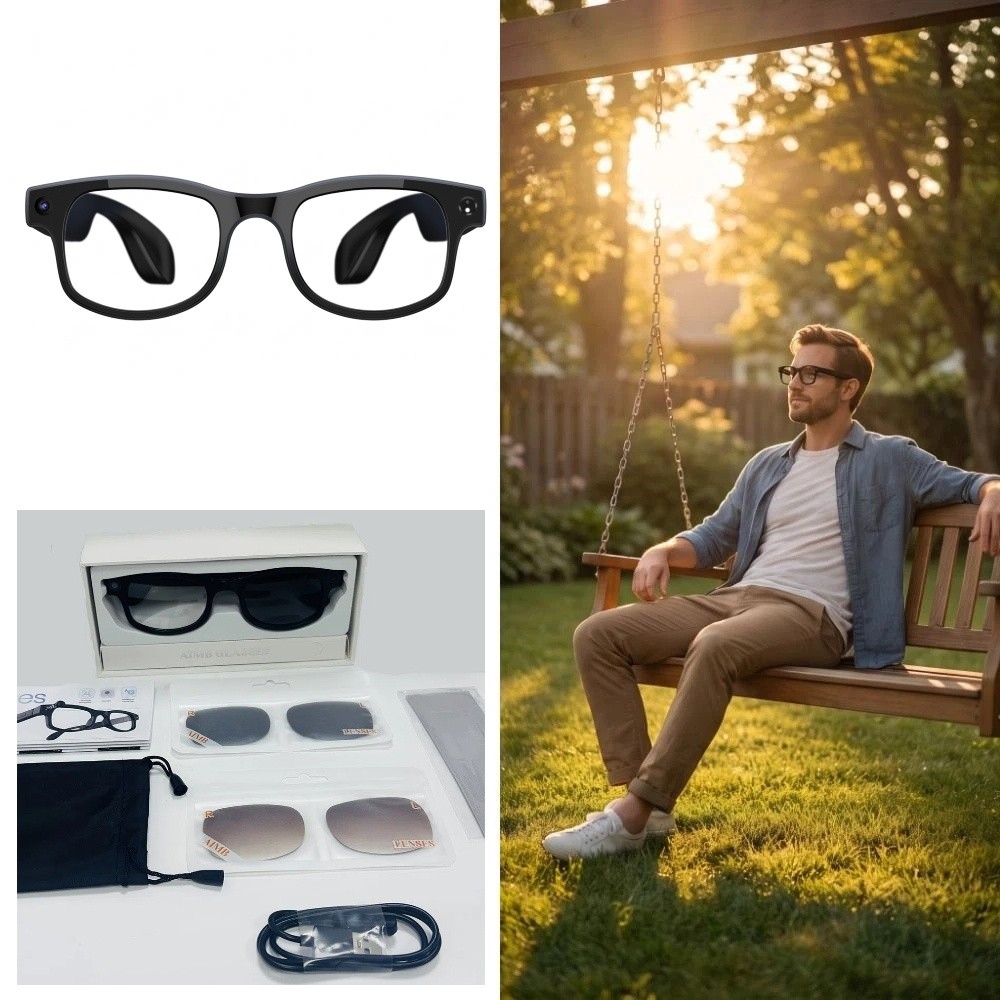 2 in 1 AI Smart Glasses HD Pho - Smart Glasses Lens recension och pris