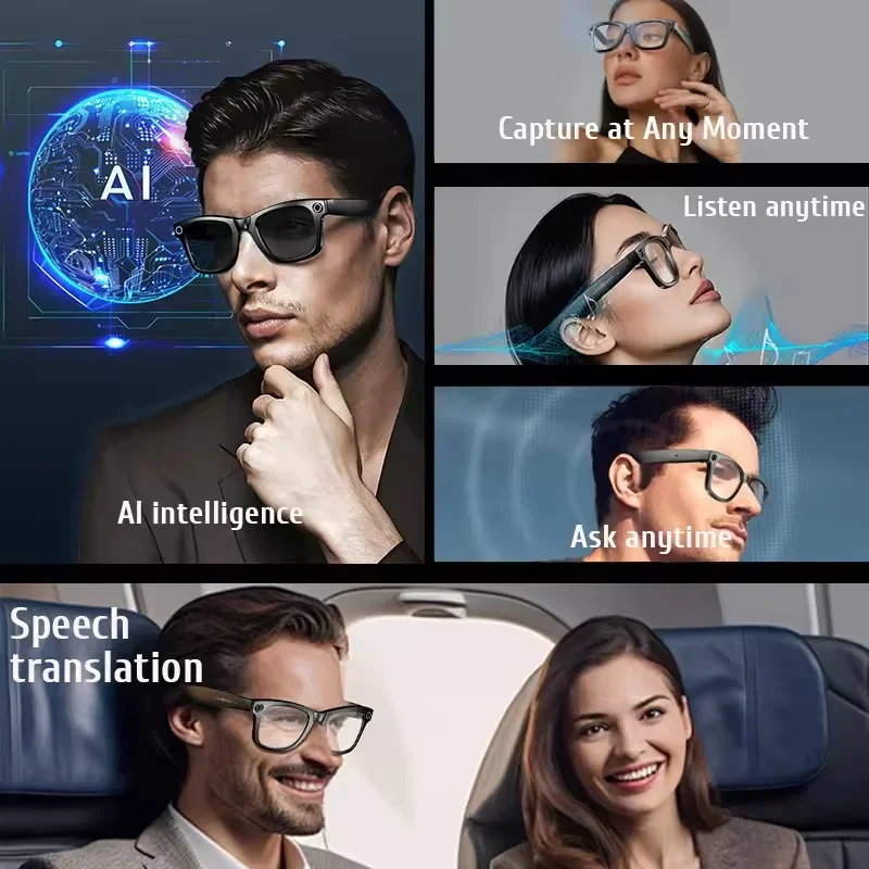 6K HD AI Camera Glasses 800MP  - Smart Glasses Lens recension och pris