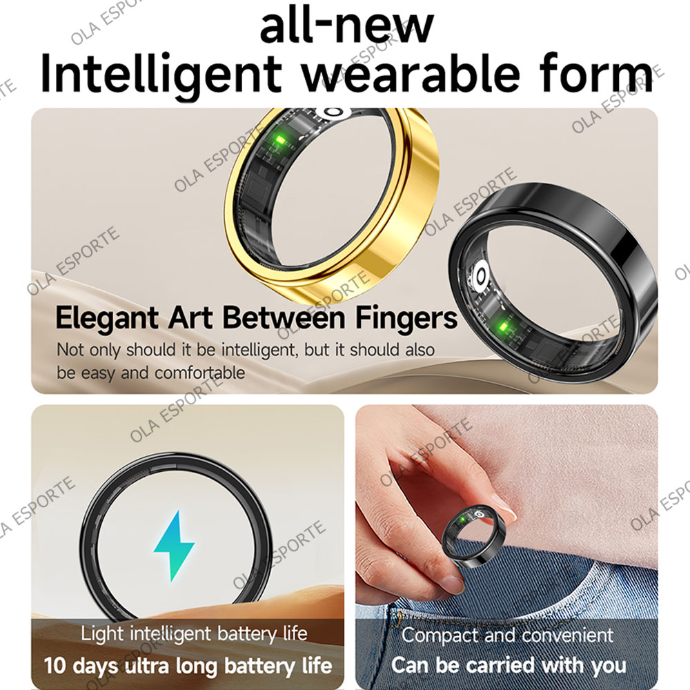 New R09 Smart Ring Men Women w - Temperature Ring Skin recension och pris