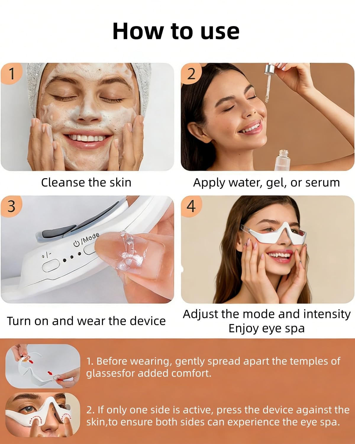 Under Eye Red Light Therapy De - Light Therapy Glasses recension och pris