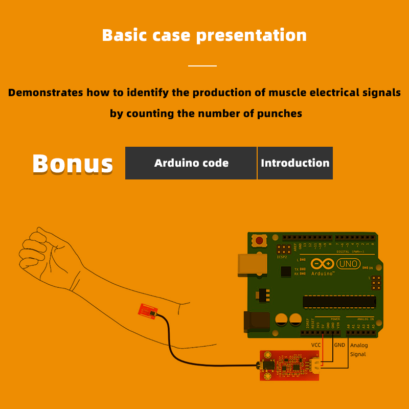 Dry Electrode EMG Sensor Elect - Muscle Sensor Emg recension och pris
