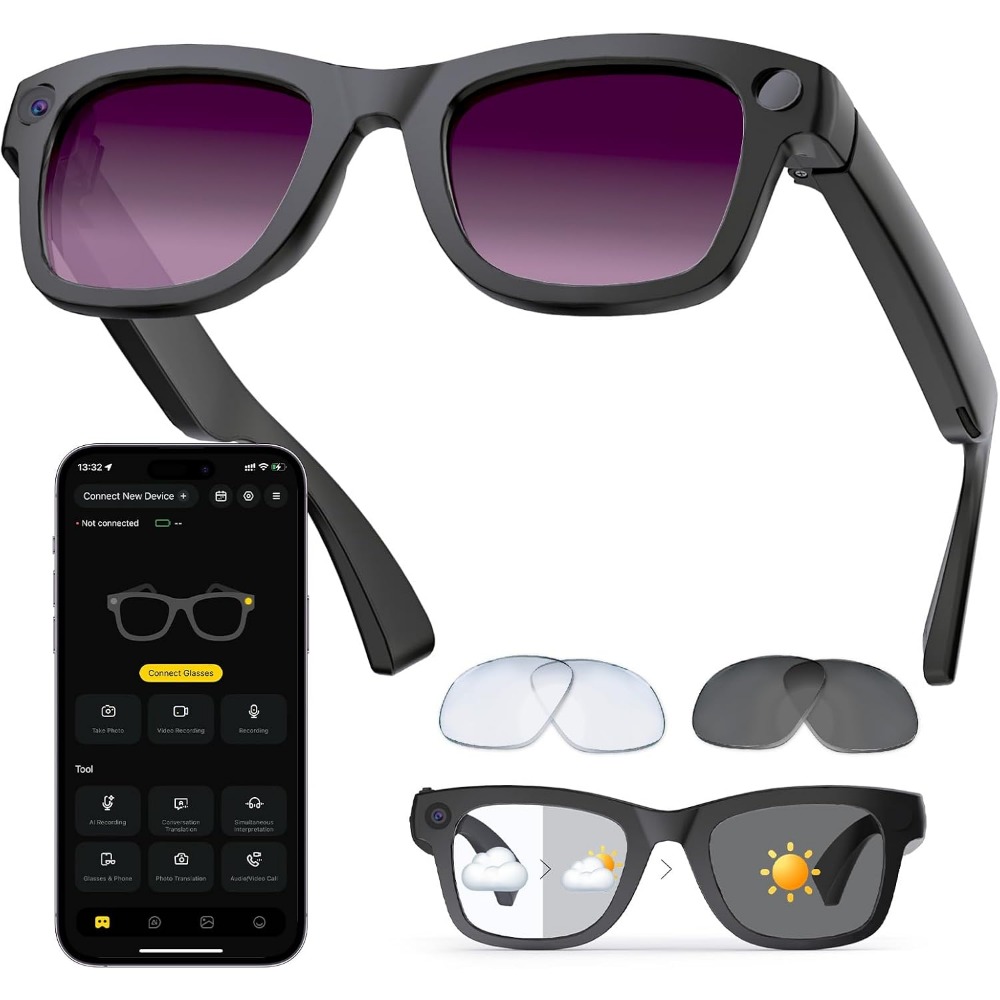 AI Translation, Bluetooth Call - Smart Glasses Lens recension och pris