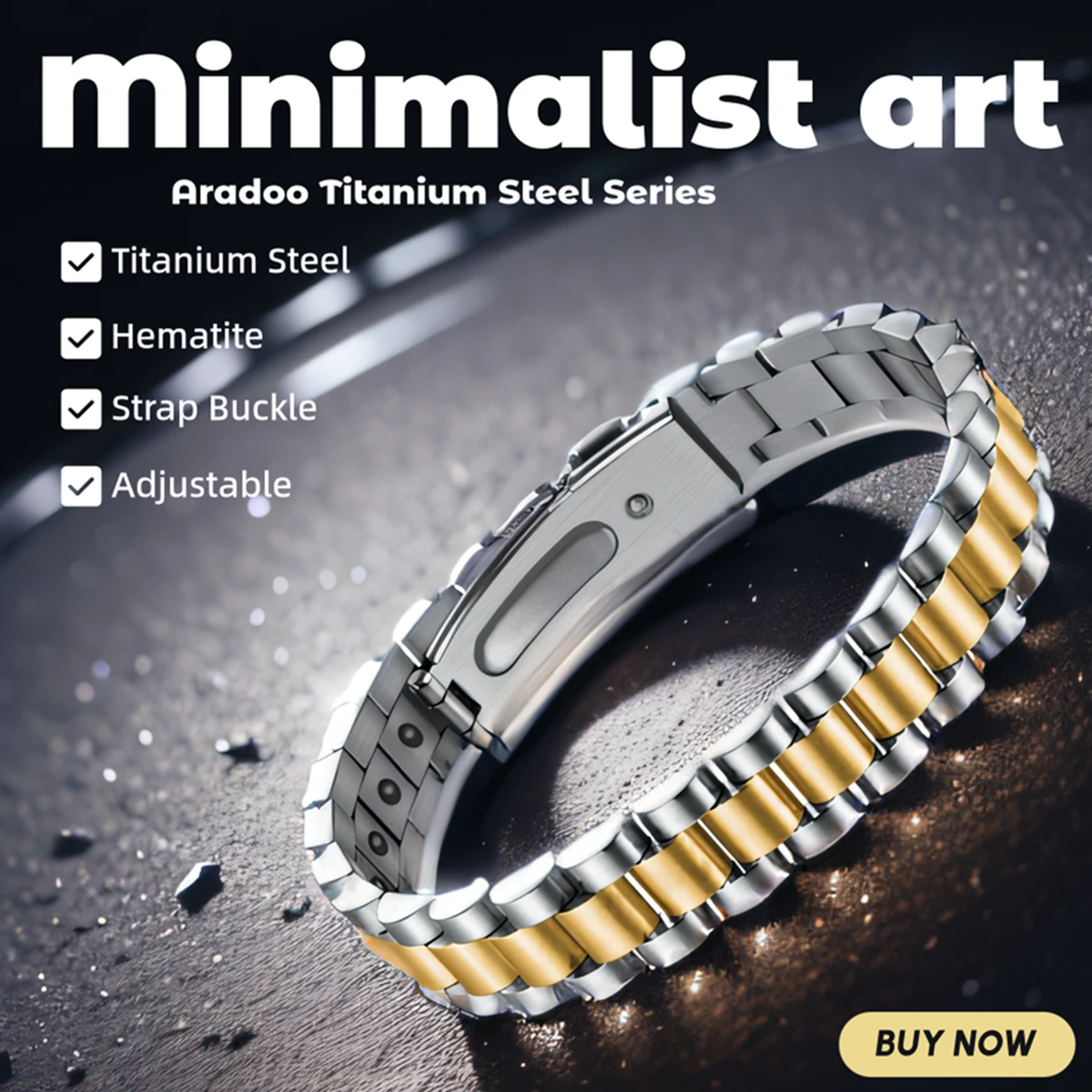 Titanium Steel Hematite Magnet - Meditation Headband Eeg recension och pris