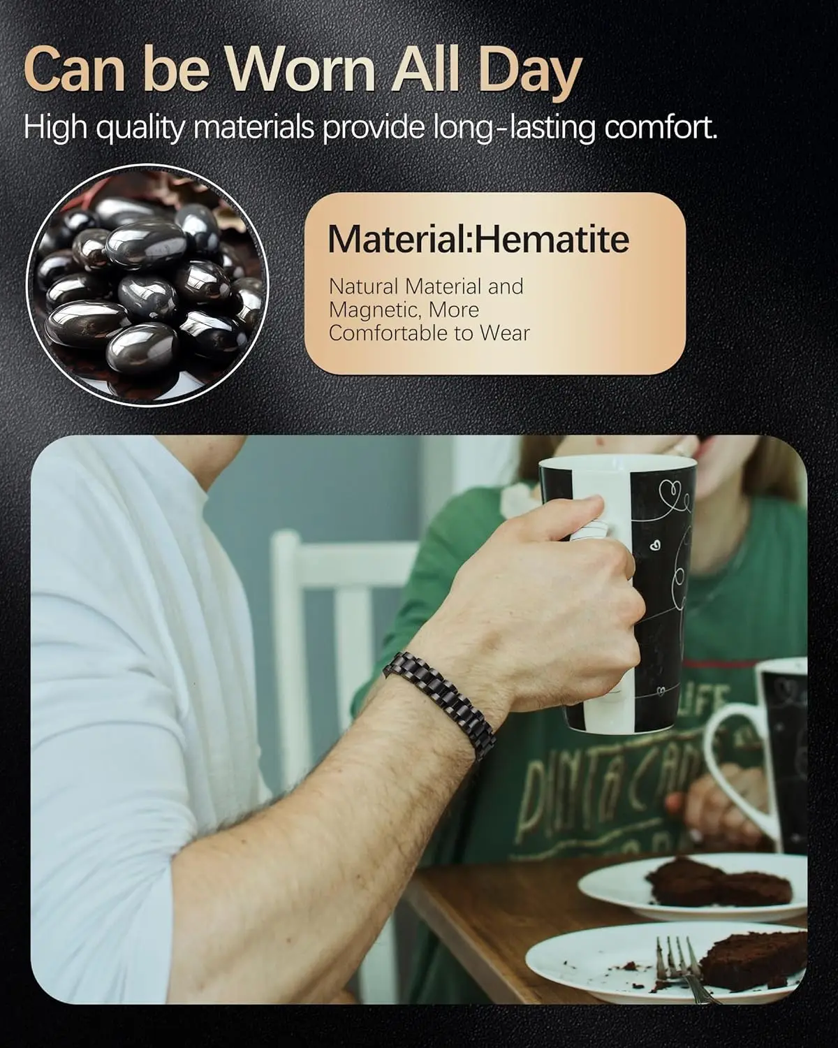 Titanium Steel Hematite Magnet - Meditation Headband Eeg recension och pris