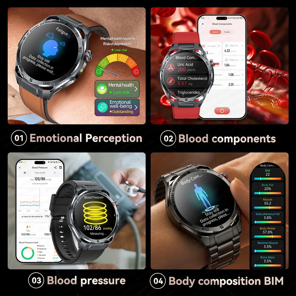 New Blood Pressure Uric Acid B - Fatigue Band Monitor recension och pris