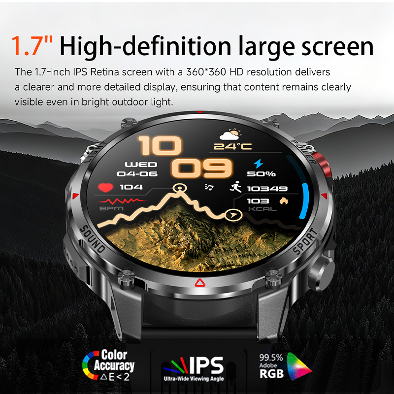 Wireless Calling Smart Watch I - Breath Rate Monitor recension och pris