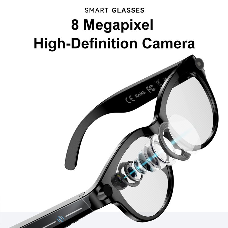 FLAUNT AI Smart Glasses 4K Cam - Smart Glasses Lens recension och pris